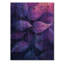 Plum Leaves Evening Collage II - Décoration murale en bois de feuilles - sur bois de pin naturel-472860800