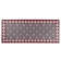 Tapis rouge / gris Calm Step