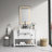 LED Bathroom Mirror 40 " with Front and Backlight, Large Dimmable Wall Mirrors-2042631341