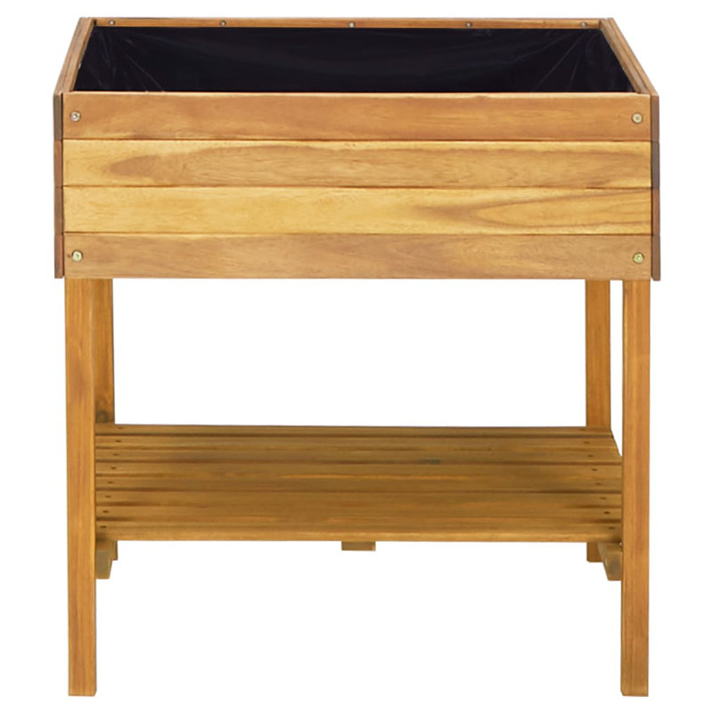 Jardinière surélevée avec jardinière et jardinière, 30,9 po x 23 po x 30,9 po
