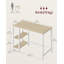 Alaudin Metal Base Computer Desk-1831200761