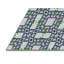 Tapis vert/rose à motifs-1302943471