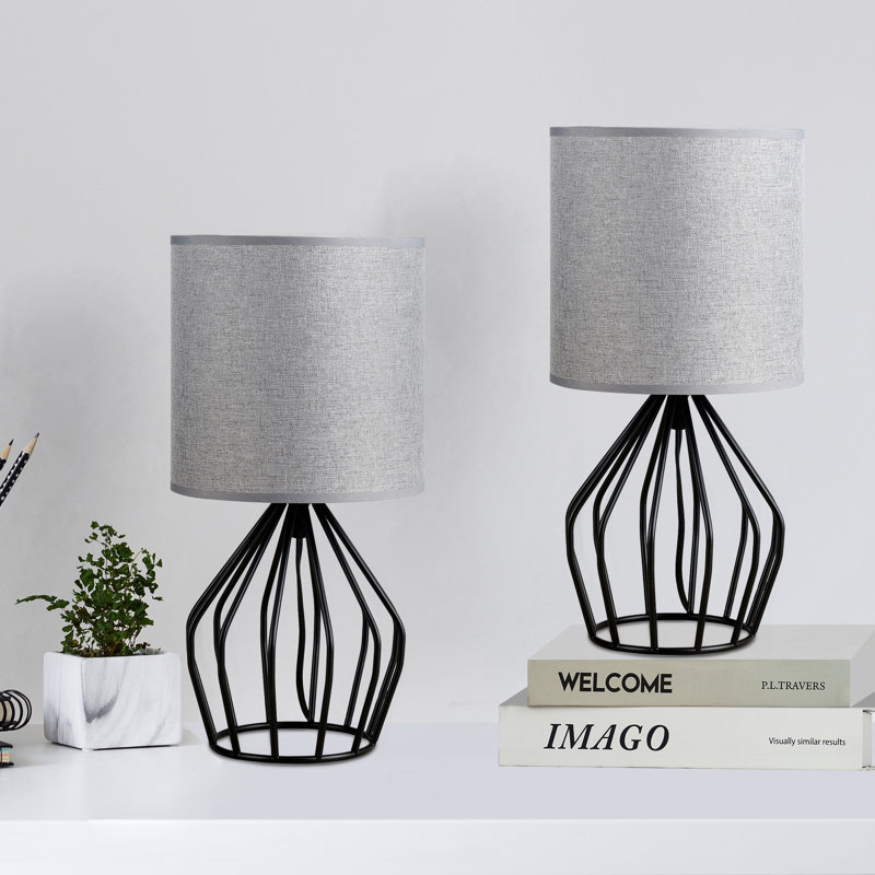 Metal Desk Lamp, Gray