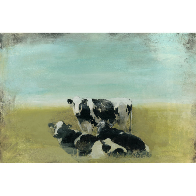 Country Drive Cows III, H 8 po x l 12 po x P 1,25 po