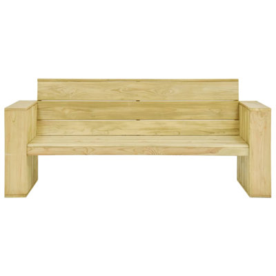 Azra Solid Wood Outdoor Bench