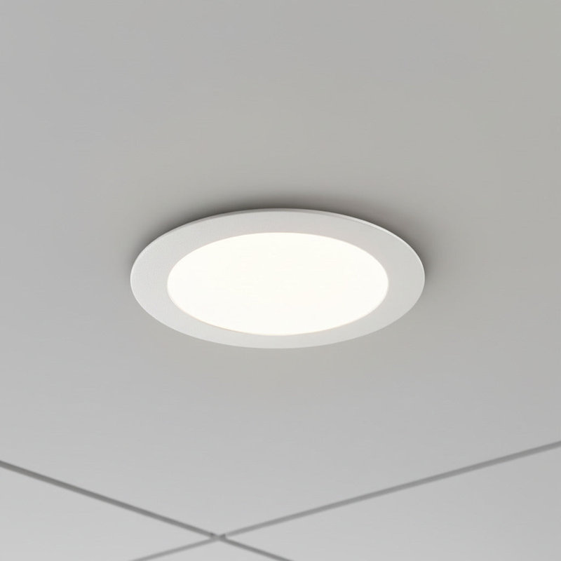 UltraBeam 12 Watt White Slimline Ceiling Downlighter, White