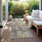 Fargo Washable Abstract Indoor / Outdoor Rug-145238580