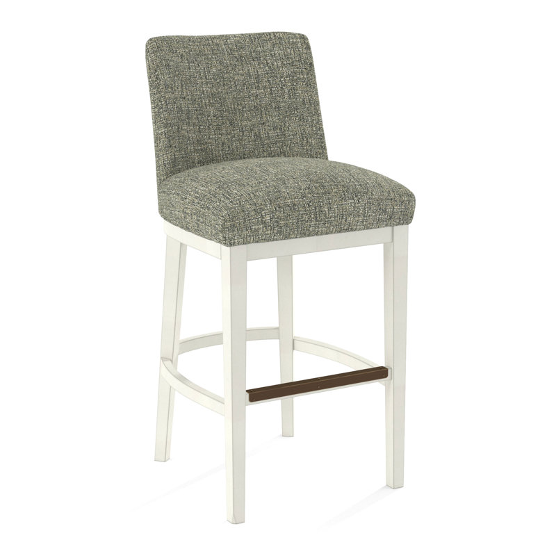 Upholstered Stool, Applause Grand Tanyon, White