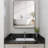 37'' W X 4'' D Marble Black Polished Backsplash Rectangular Vanity Top Back Splash for Bathroom Countertop
