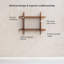 Tablettes murales en bois massif Fuller-1453814716