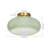 Mid-century Modern Beige Semi Flush Mount Ceiling Light-1892711573