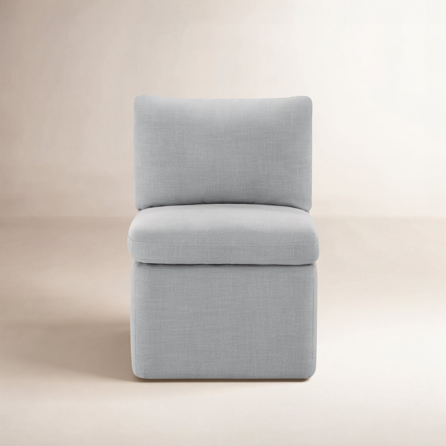 Alayaa Dining Chair, Effie Gray Performance Linen