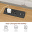 Table de chevet avec station de charge et 2 tiroirs, table de chevet de 18 po avec tablette ouverte, USB-C, USB et 2 prises de courant alternatif