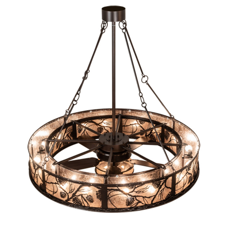 Whispering Pines Downrod Ceiling Fan