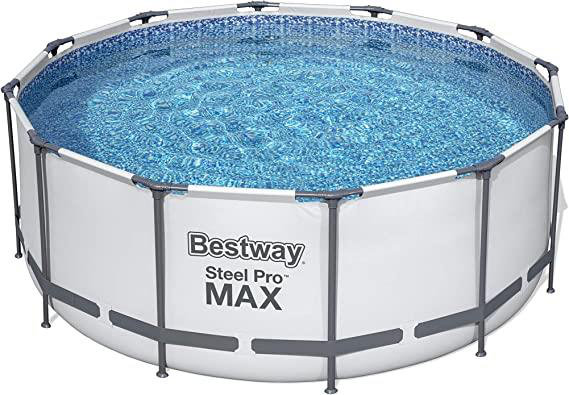 Steel Round Hard Sided Pool H x W x L, 122cm H x 366cm W x 366cm D