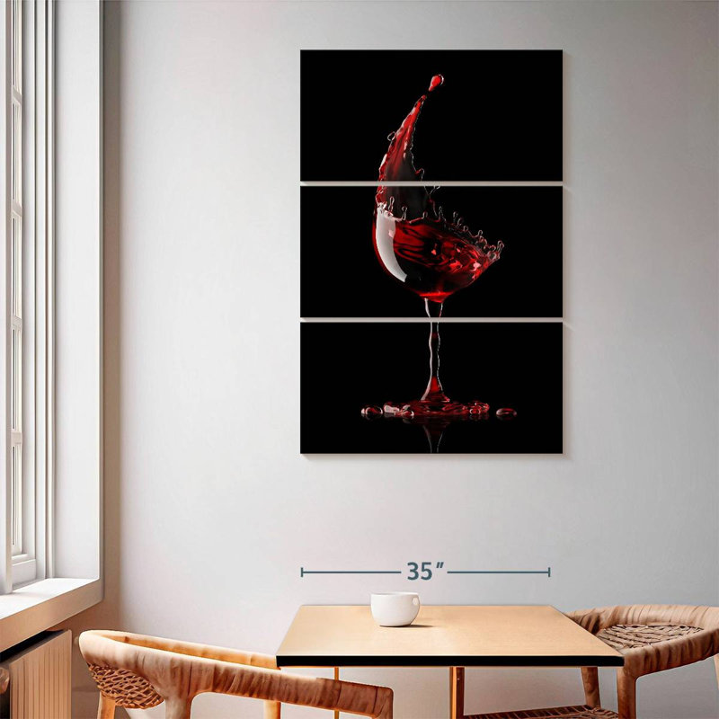 Yarlin Red Wine Glass, 65" H x 42" W