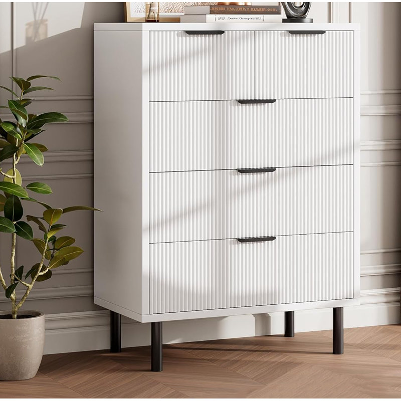 70.1 cm W Chest of 5 Drawers