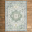 Tapis vert / beige lavable à la machine avec sous-tapis antidérapant Roehit-1626251519-1623044758
