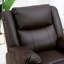 Fauteuil inclinable électrique en cuir Richel Vegan