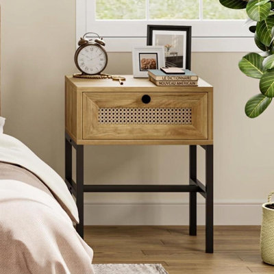 Table de chevet Boho Rattan