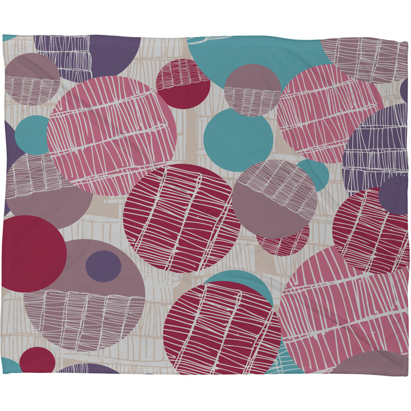 Jeté à texture geo, Petit, Gris texturé géométrique