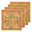Damaris Napkins - Pink/Mustard - 20" x 20" - Set of 4