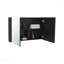 Armoire à pharmacie à double porte H 19,7 "x l 31,5", trois tablettes intérieures pour la salle de bain, noir cuisine-1170323434