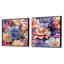 Ison - ensemble de 2 collages carrés floraux-101851806-101851800