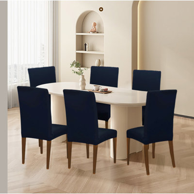 Ensemble de 6 housses de chaise de salle à manger