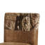 Tabouret de bar bicolore en bois rembourré
