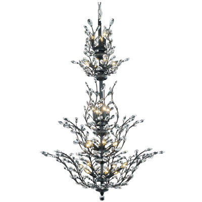 Stever 25 - Light Dimmable Tiered Chandelier