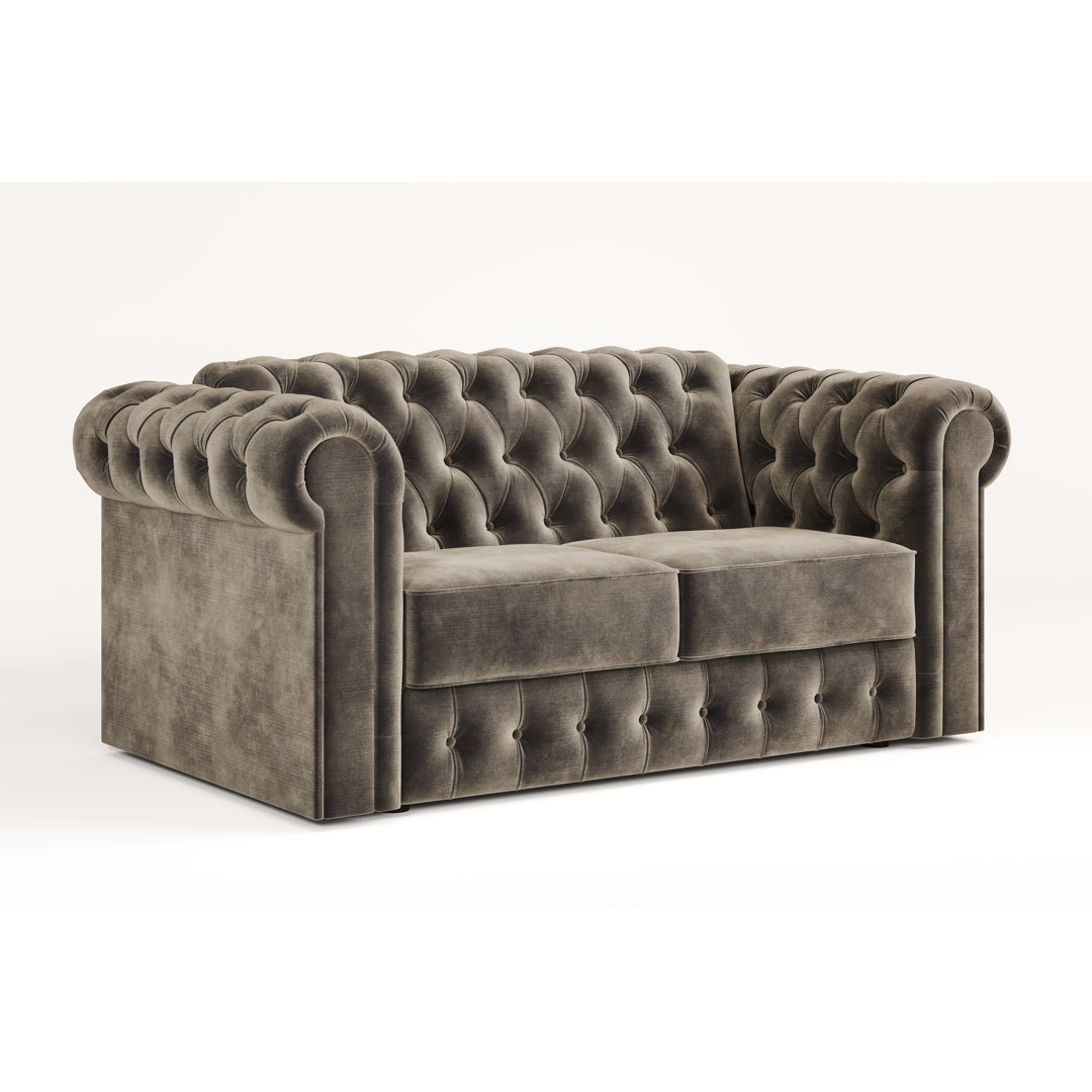 2-Sitzer Schlafsofa Chesterfield