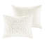 Édredon 3 pièces très grand / très grand, coton chenille floral, coton de chambre, décor