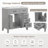 Elzadie Single Bathroom Vanity with Ceramic Top-305573239