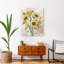 Tournesols sur fond rosé - peinture-1300941113-1300941112