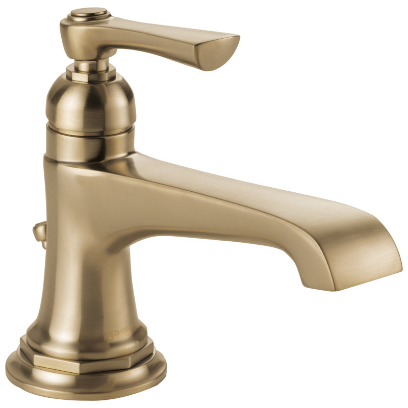 Rook® Standard Single Hole Lavatory Faucet, 1.5, Luxe Gold