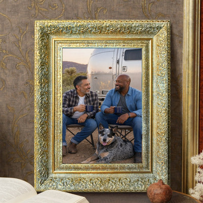 Cadre antique chaud 3 pièces 8 "x 10" doré antique avec orientation portrait ou paysage