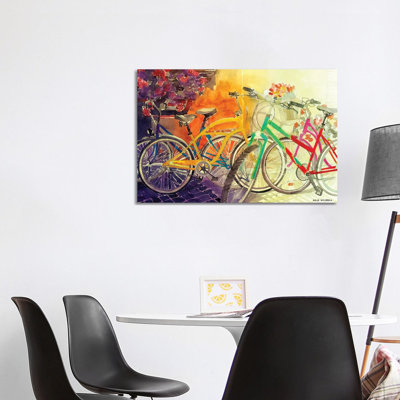 Bikes I by Maja Wronska - Wrapped Canvas Gallery-Wrapped Canvas Giclée