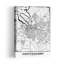 «Montgomery City Map Abstract Contemporary City Architecture», reproduction d'art murale-245567998