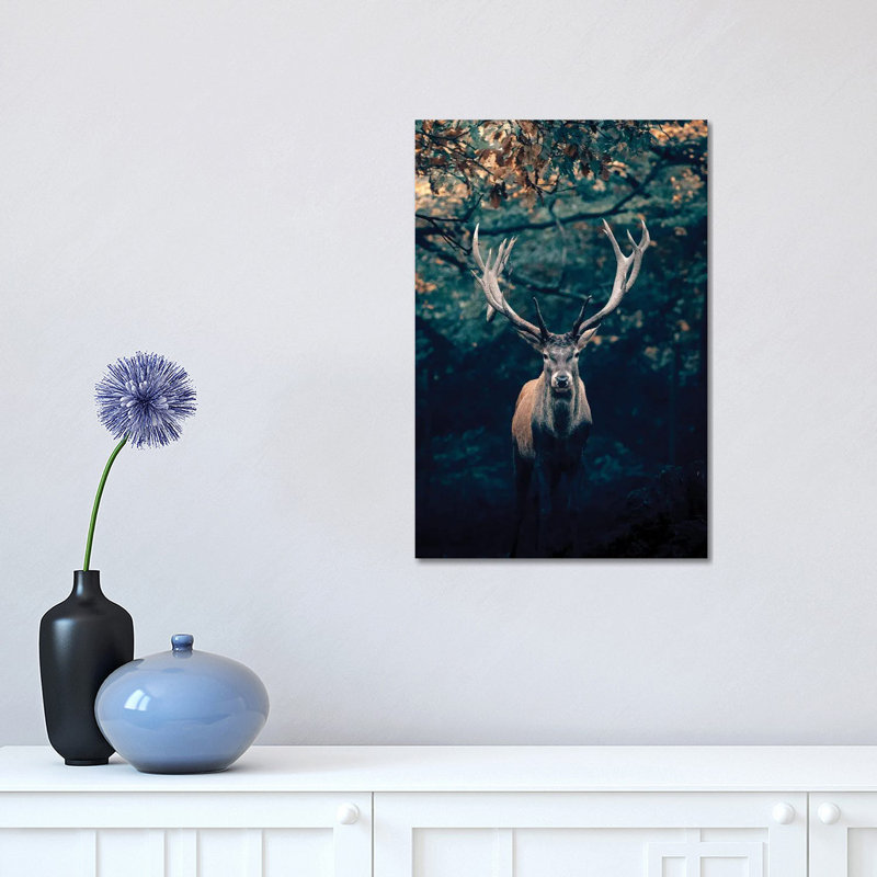 Deer by Nikita Abakumov - Wrapped Canvas Print