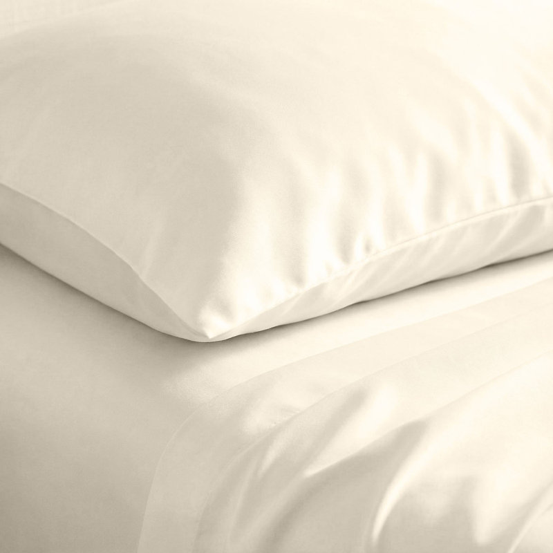 Bedding Sets Sateen No Pattern Duvet Cover Set, Nude, 50x75cm Pillowcase, Double