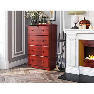 Gallashaw 4-Jumbo Drawer Chest