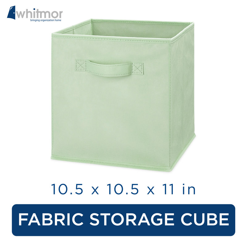 Whitmor Clip & Cube™ Fabric Bin, Green