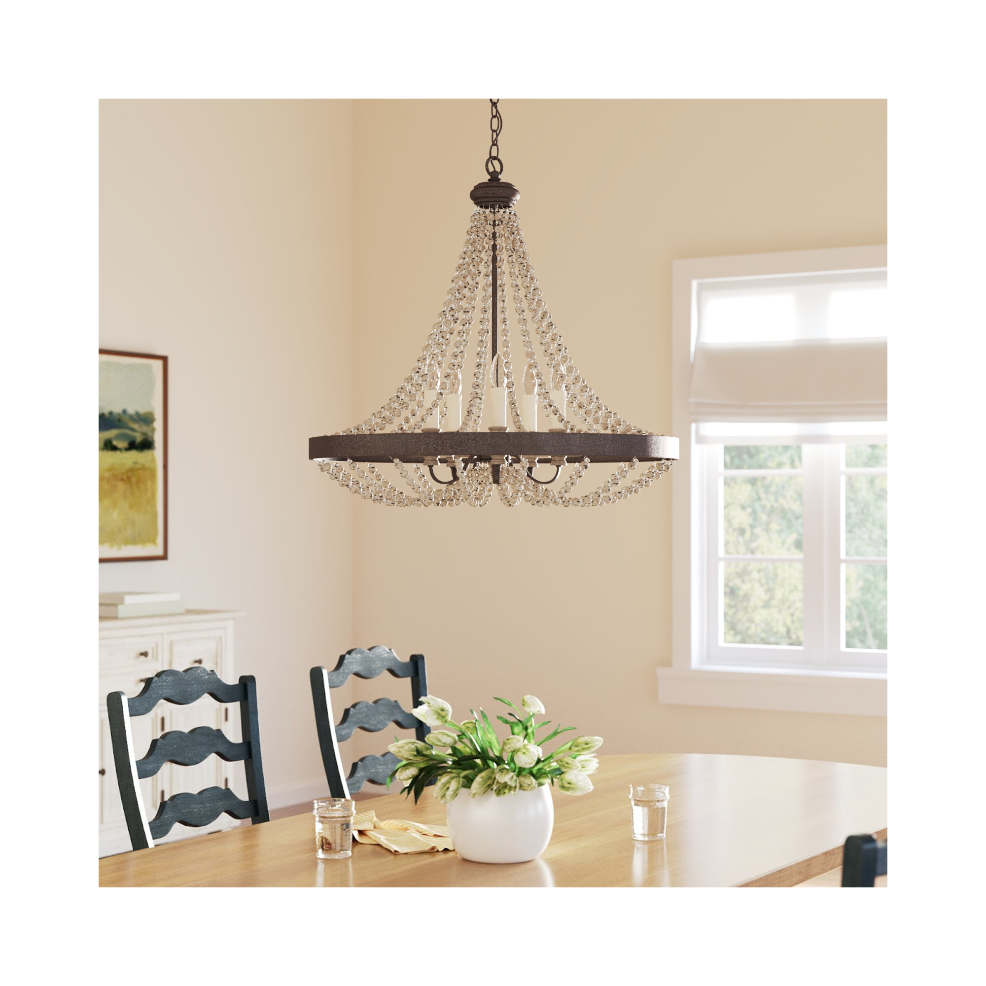 Viv 5 - Light Dimmable Empire Chandelier