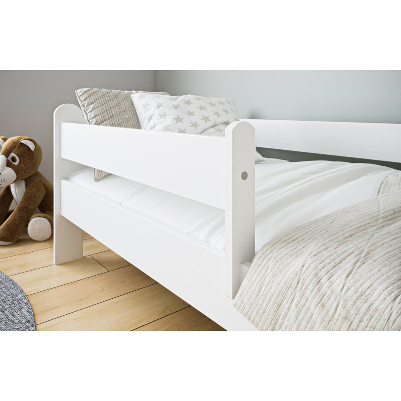 Kirstie Cot With Drawers, White, Cot Bed / Toddler (70 x 140cm)