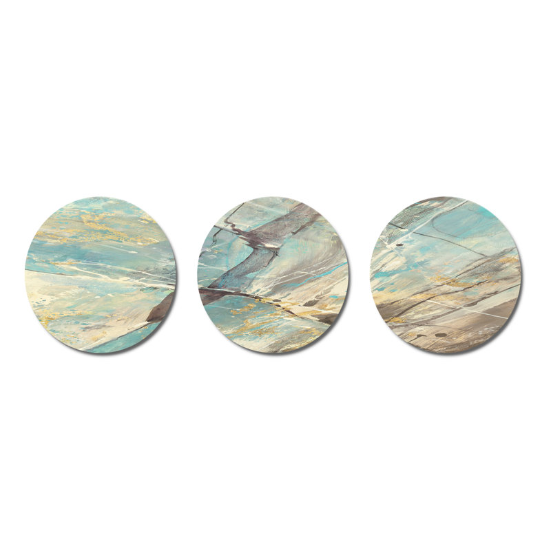 Modern Abstract Wall Decor on Metal
