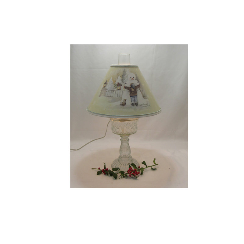 Lampe de table en verre Gautreau
