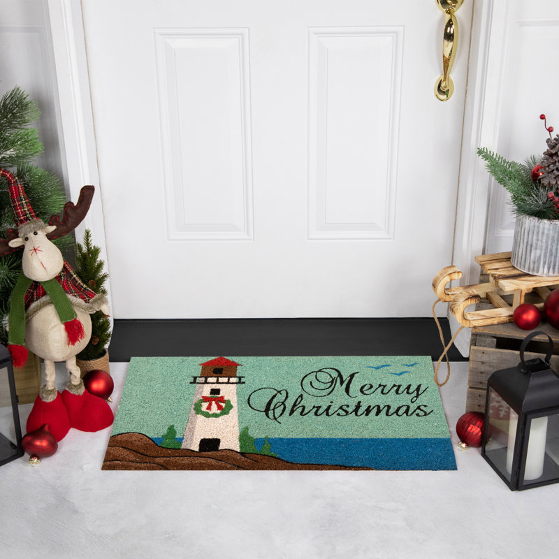 Paillasson Natural Coir Merry Christmas - 18 po x 30 po