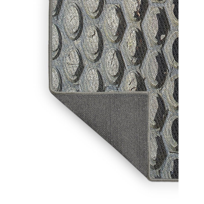 Tapis géométrique noir, Rectangle 5 pi x 7 pi