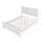 Mid-Century Wood Platform Bed with Headboard and Wood Slat Support, No Box Spring Needed-848546611-848546608